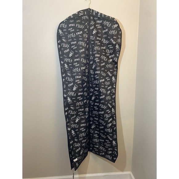 Donna Salyers Fabulous Furs Bags Donna Slayers Fabulous Faux Furs Logo Zip Hanging Garment